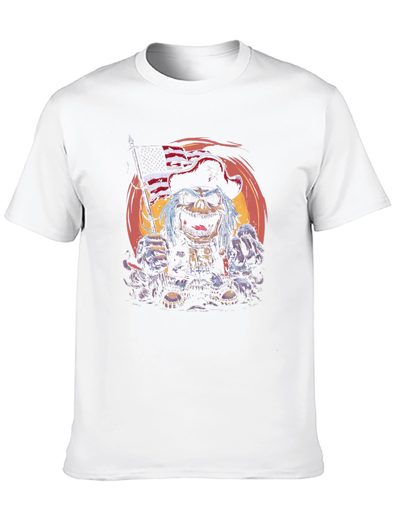 Patriotic Zombie Pirate T-Shirt