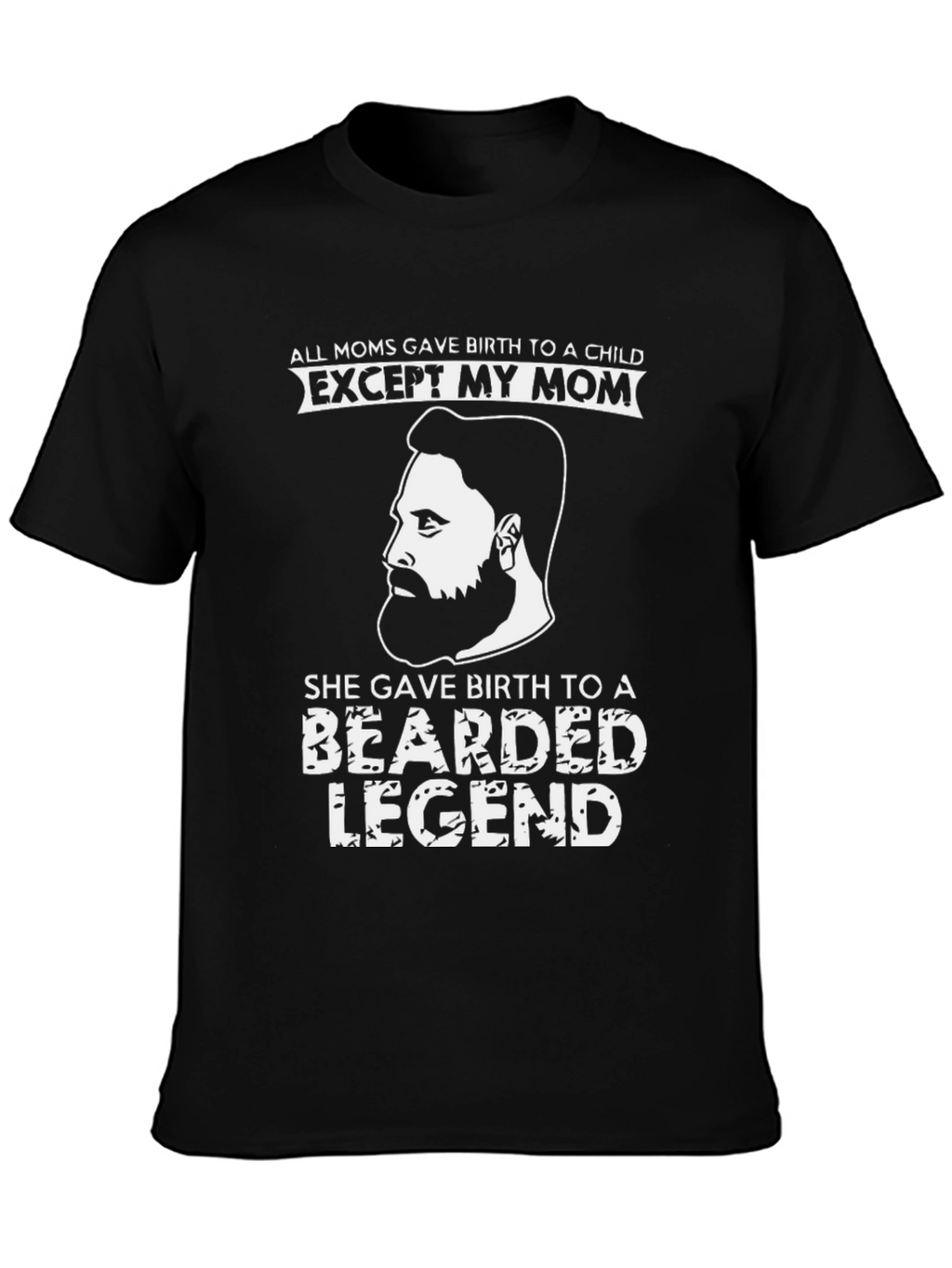 Bearded Legend Graphic Tee - Novelty T-Shirt
