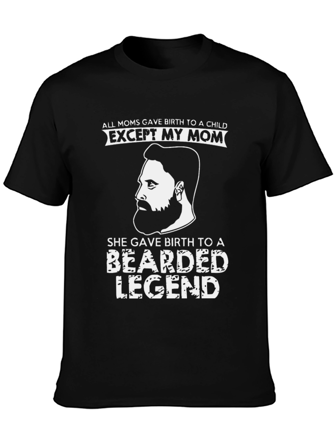 Bearded Legend Graphic Tee - Novelty T-Shirt