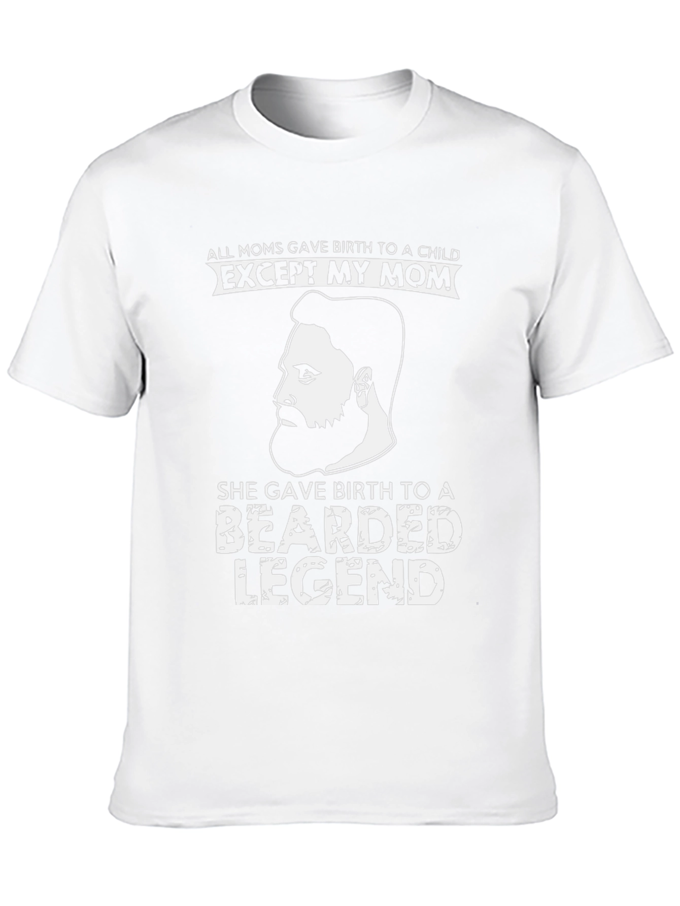 Bearded Legend Graphic Tee - Novelty T-Shirt