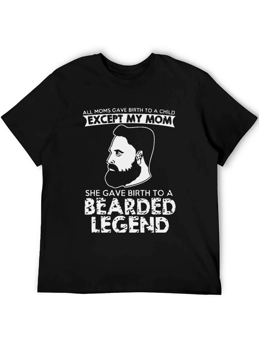 Bearded Legend Graphic Tee - Novelty T-Shirt