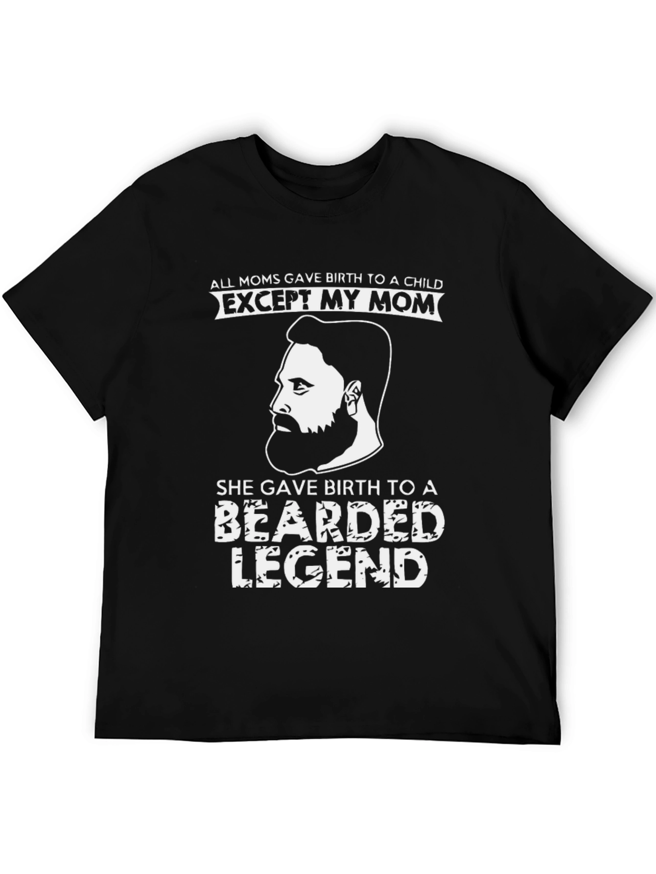 Bearded Legend Graphic Tee - Novelty T-Shirt