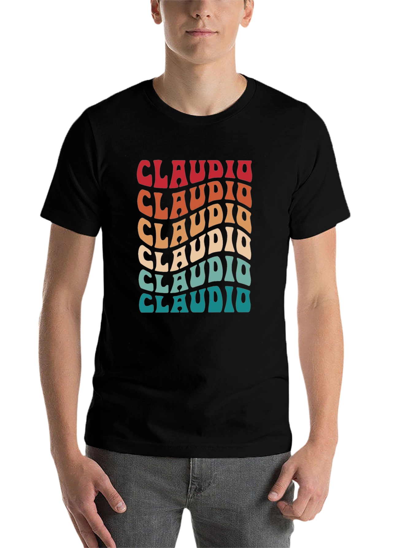 Retro Claudio T-Shirt | Vintage Style Name Tee