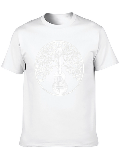 Guitar Tree of Life Black T-Shirt