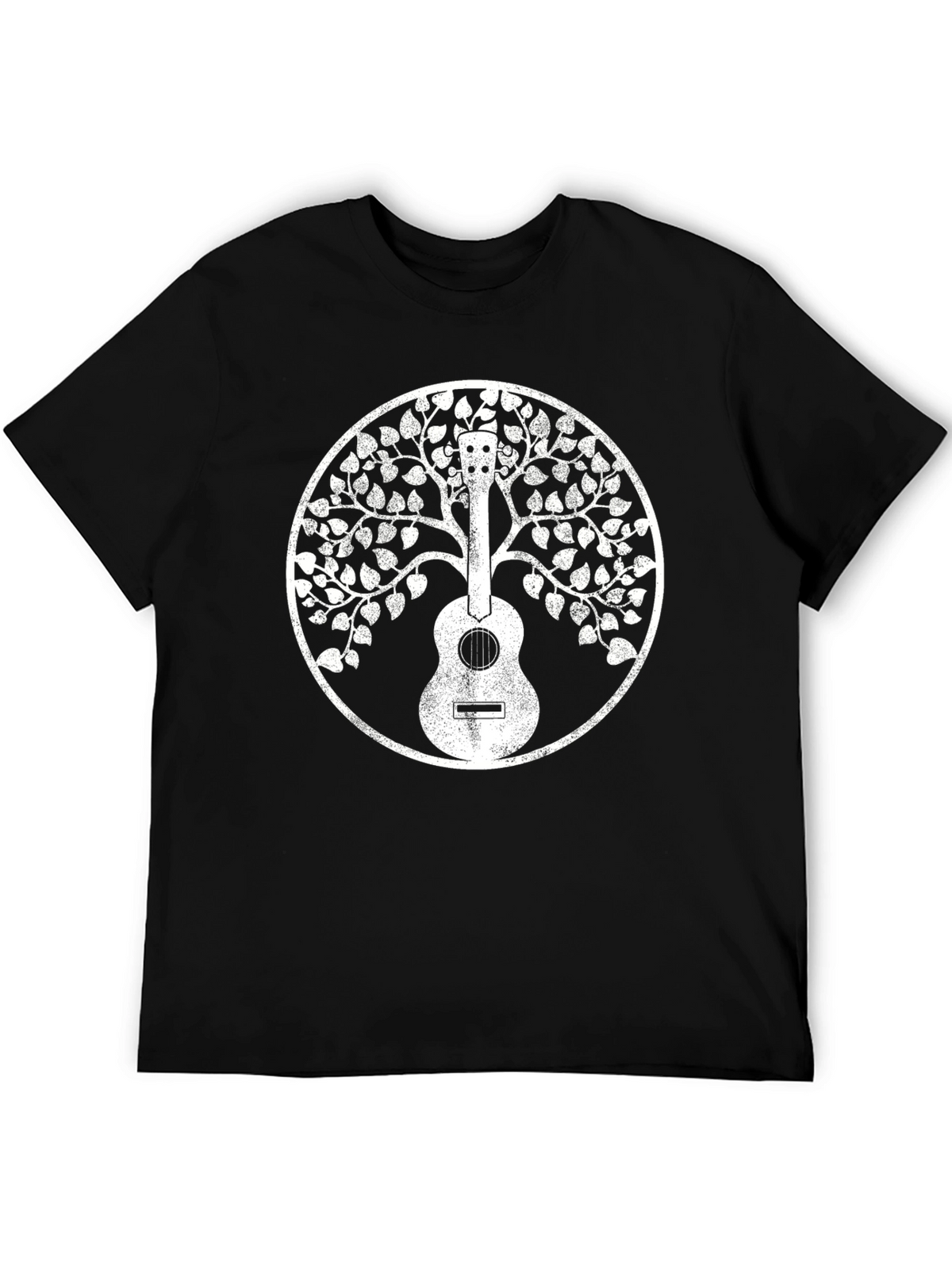 Guitar Tree of Life Black T-Shirt
