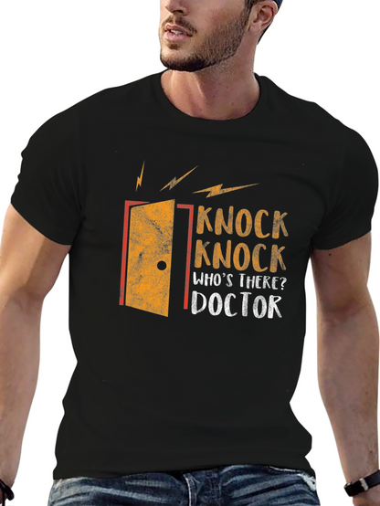 Knock Knock Doctor T-Shirt - Funny Graphic Tee