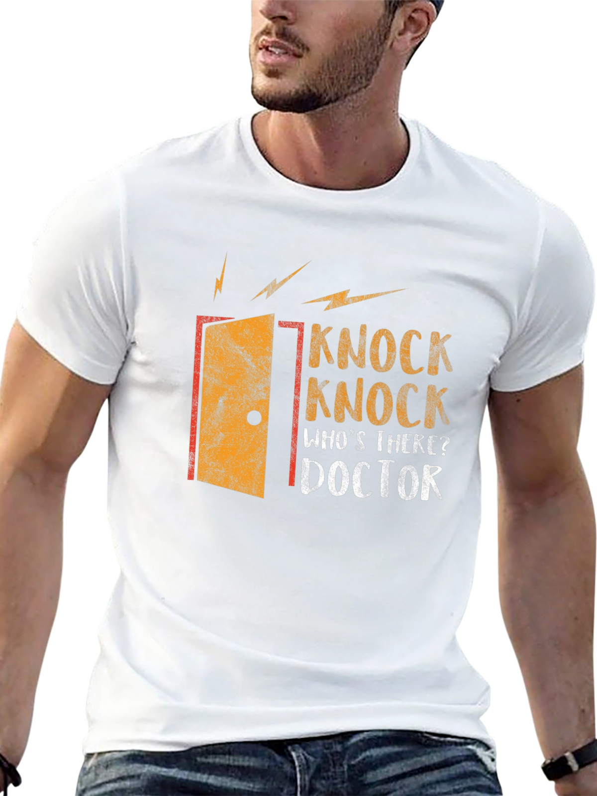 Knock Knock Doctor T-Shirt - Funny Graphic Tee