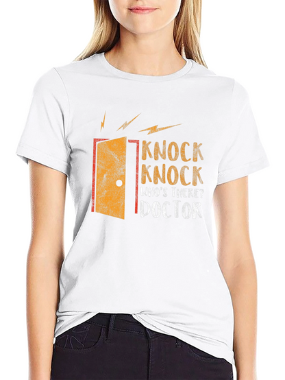Knock Knock Doctor T-Shirt - Funny Graphic Tee