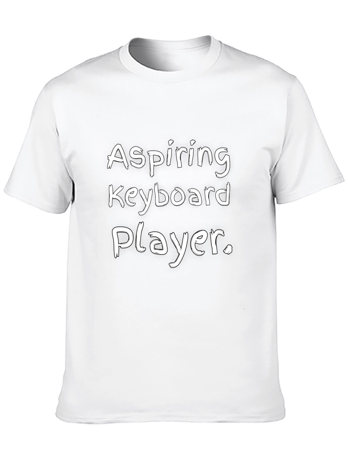 Aspiring Keyboard Player T-Shirt - Music Lover Tee