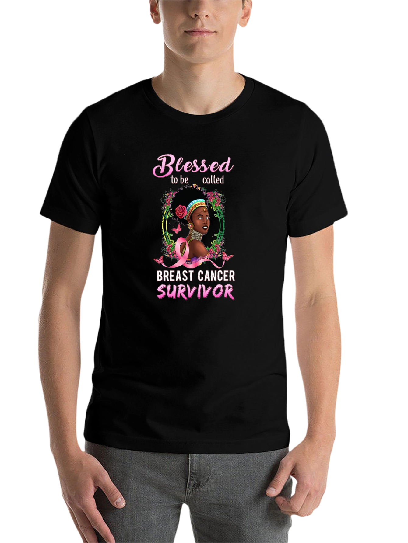 Breast Cancer Survivor Blessed T-Shirt