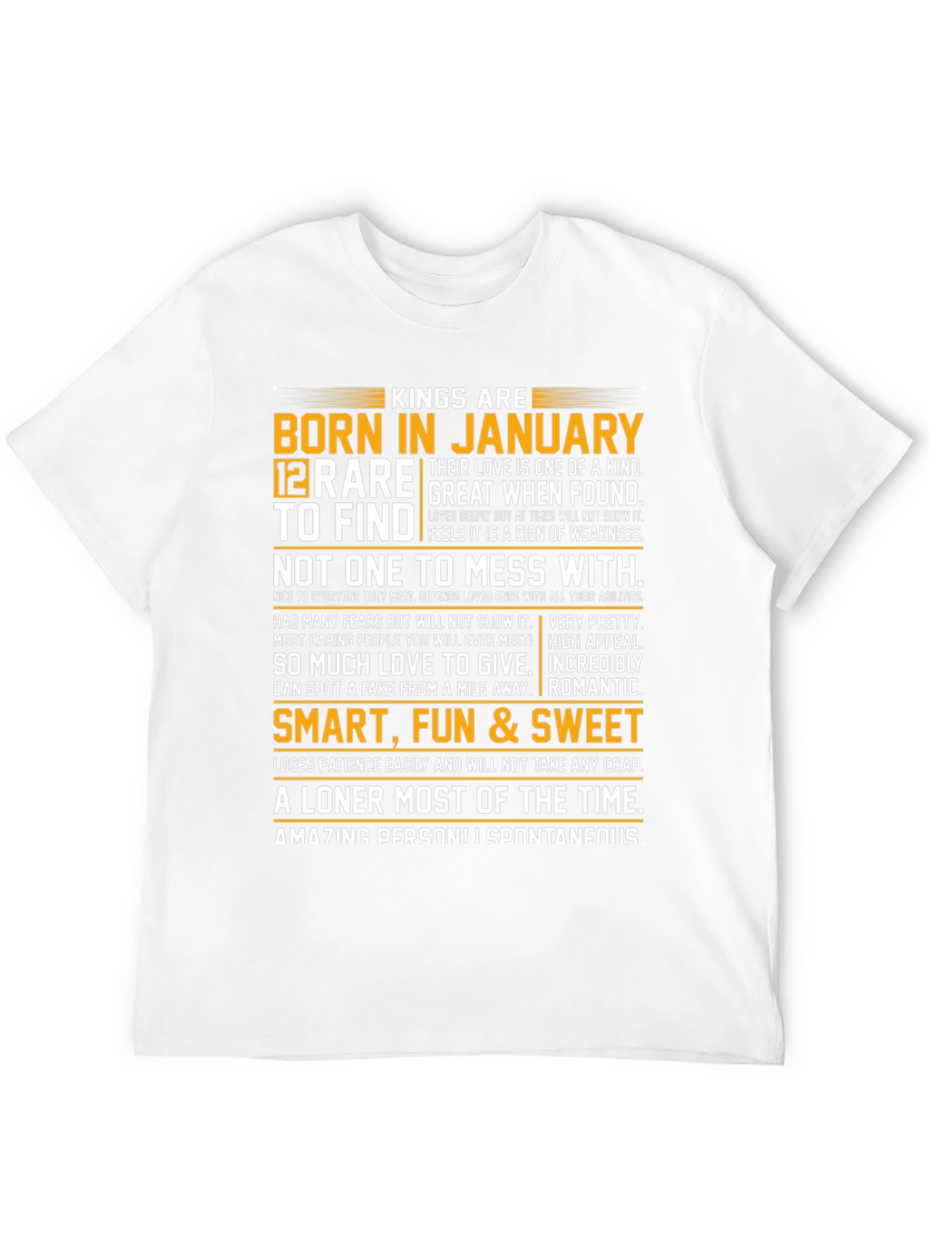 Kings Born in January Graphic Tee