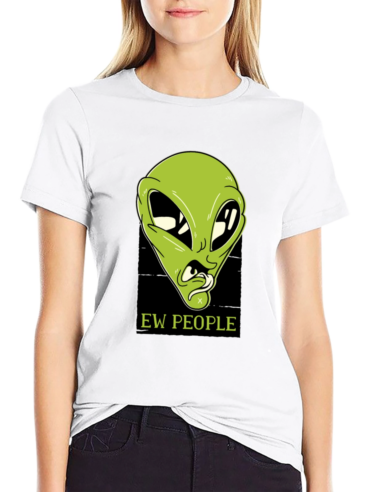 Ew People Alien Graphic T-Shirt
