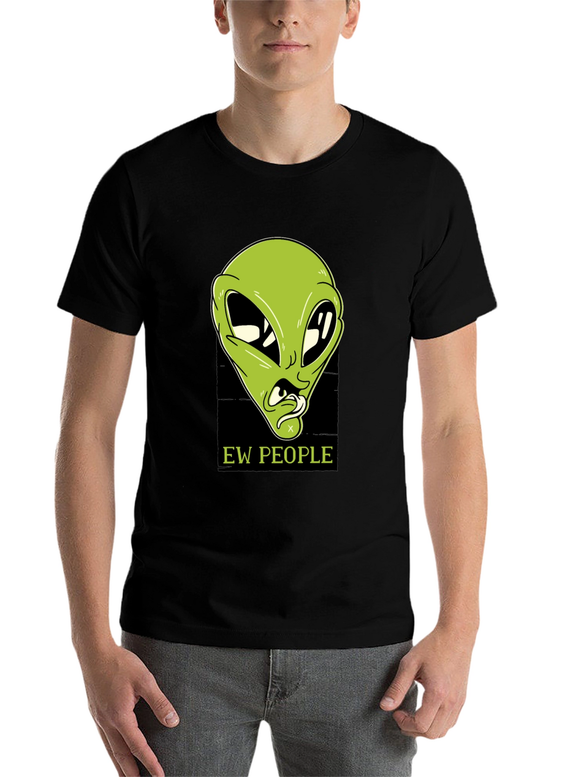 Ew People Alien Graphic T-Shirt