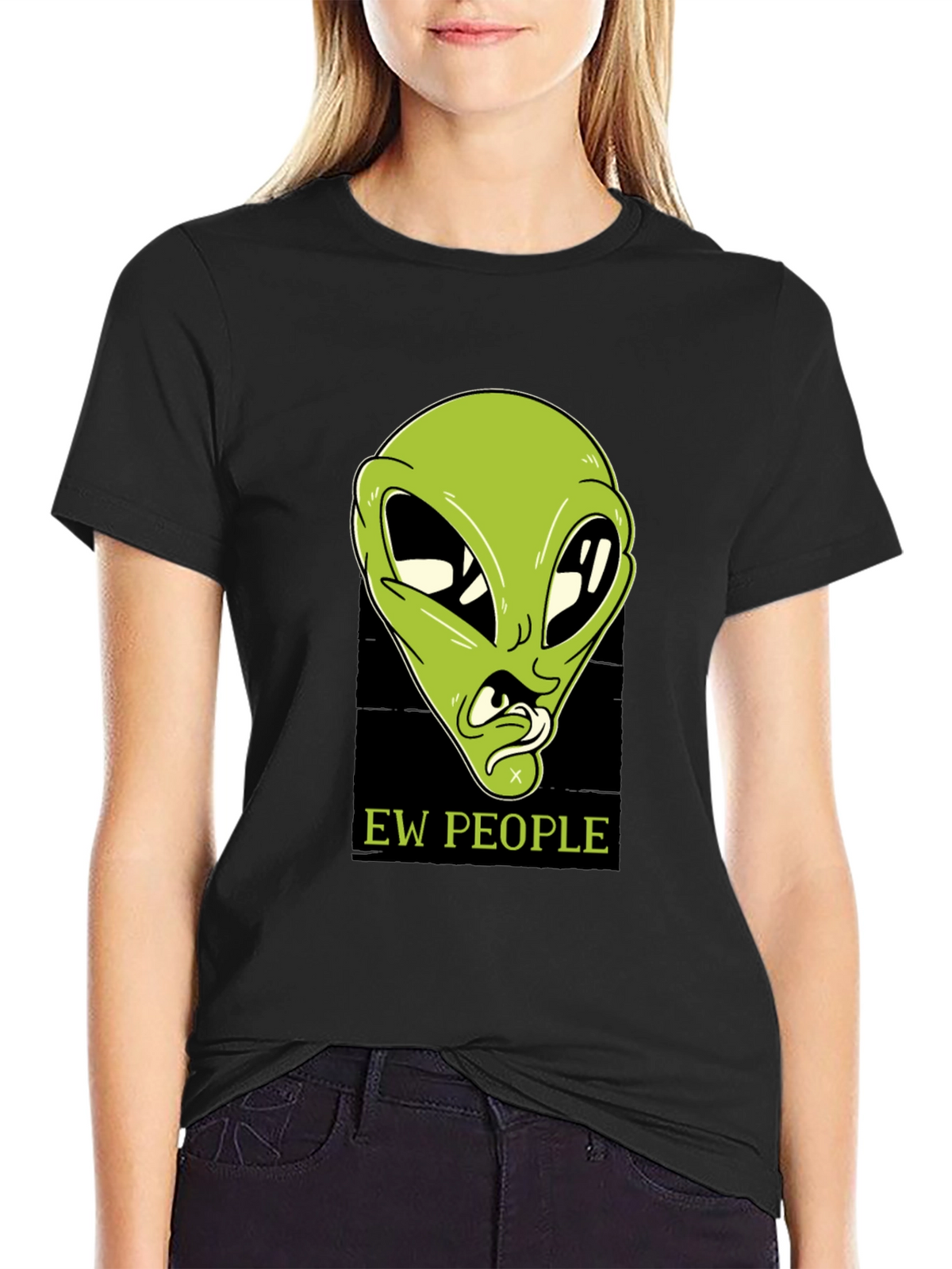 Ew People Alien Graphic T-Shirt