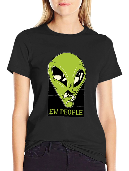 Ew People Alien Graphic T-Shirt