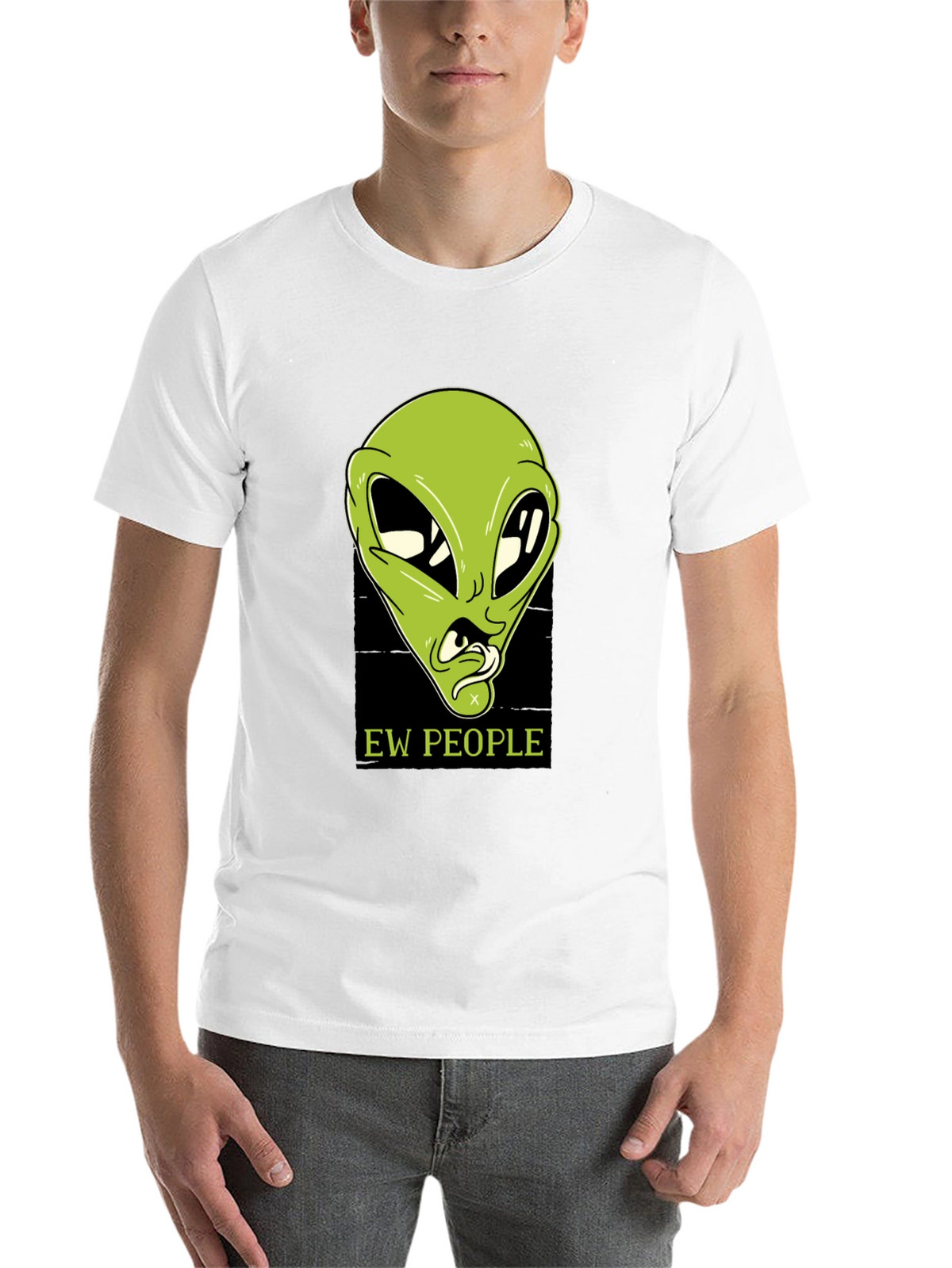 Ew People Alien Graphic T-Shirt