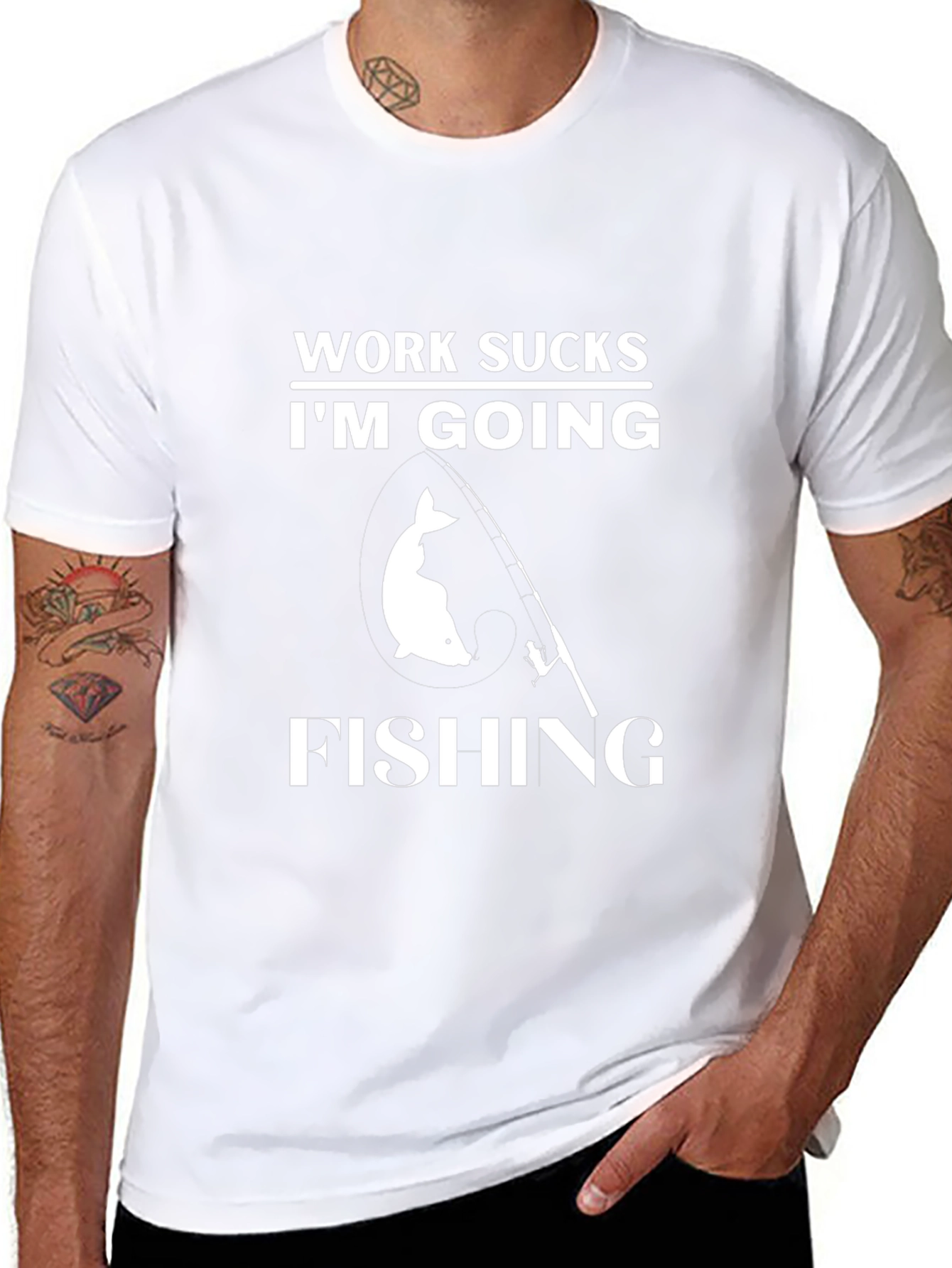 Work Sucks Im Going Fishing T-Shirt