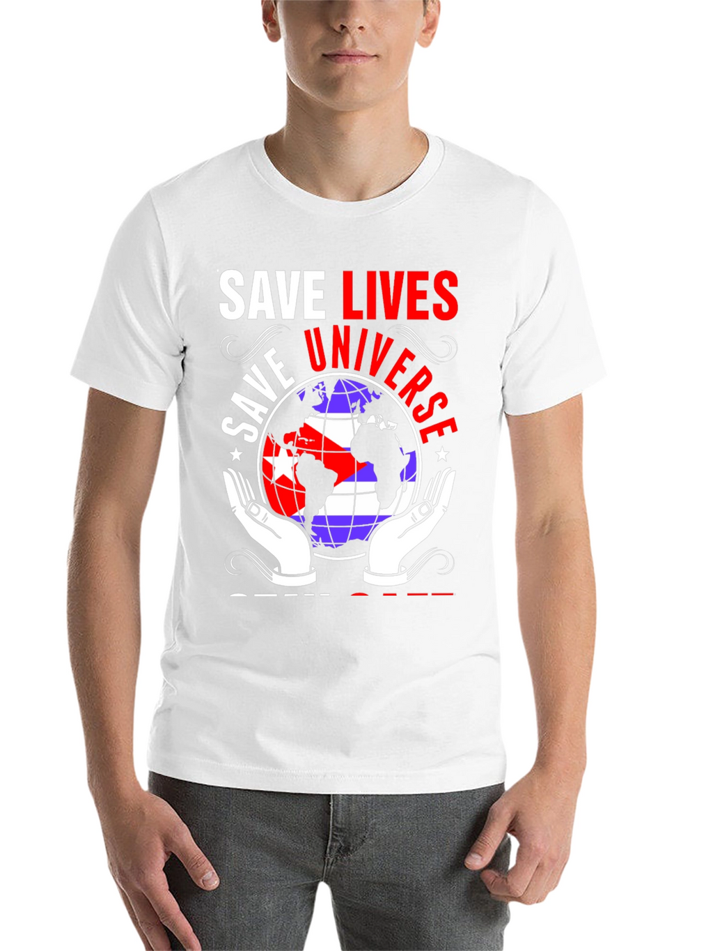 Save Lives Universe Graphic Tee