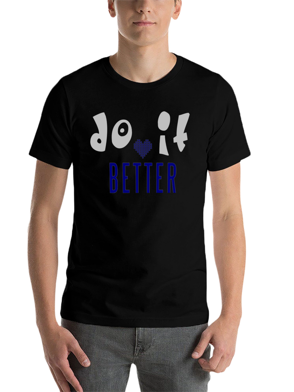 Do It Better Graphic Print Crew Neck T-Shirt