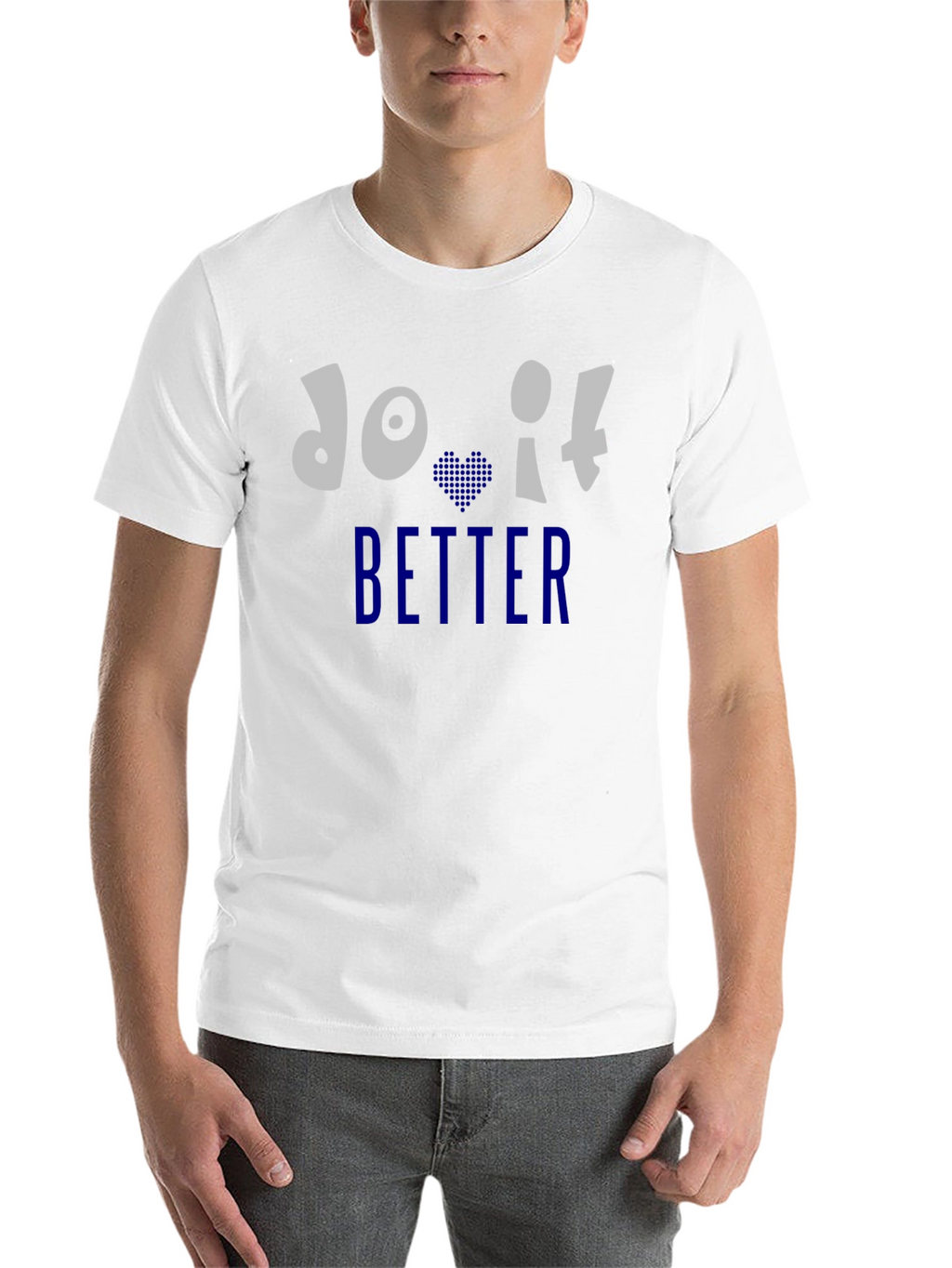 Do It Better Graphic Print Crew Neck T-Shirt
