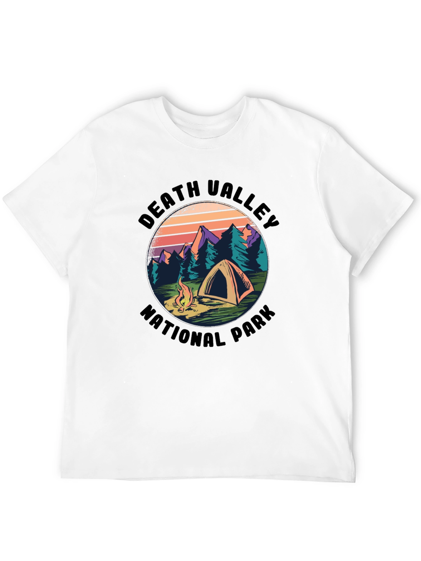 Death Valley National Park Camping Graphic Tee