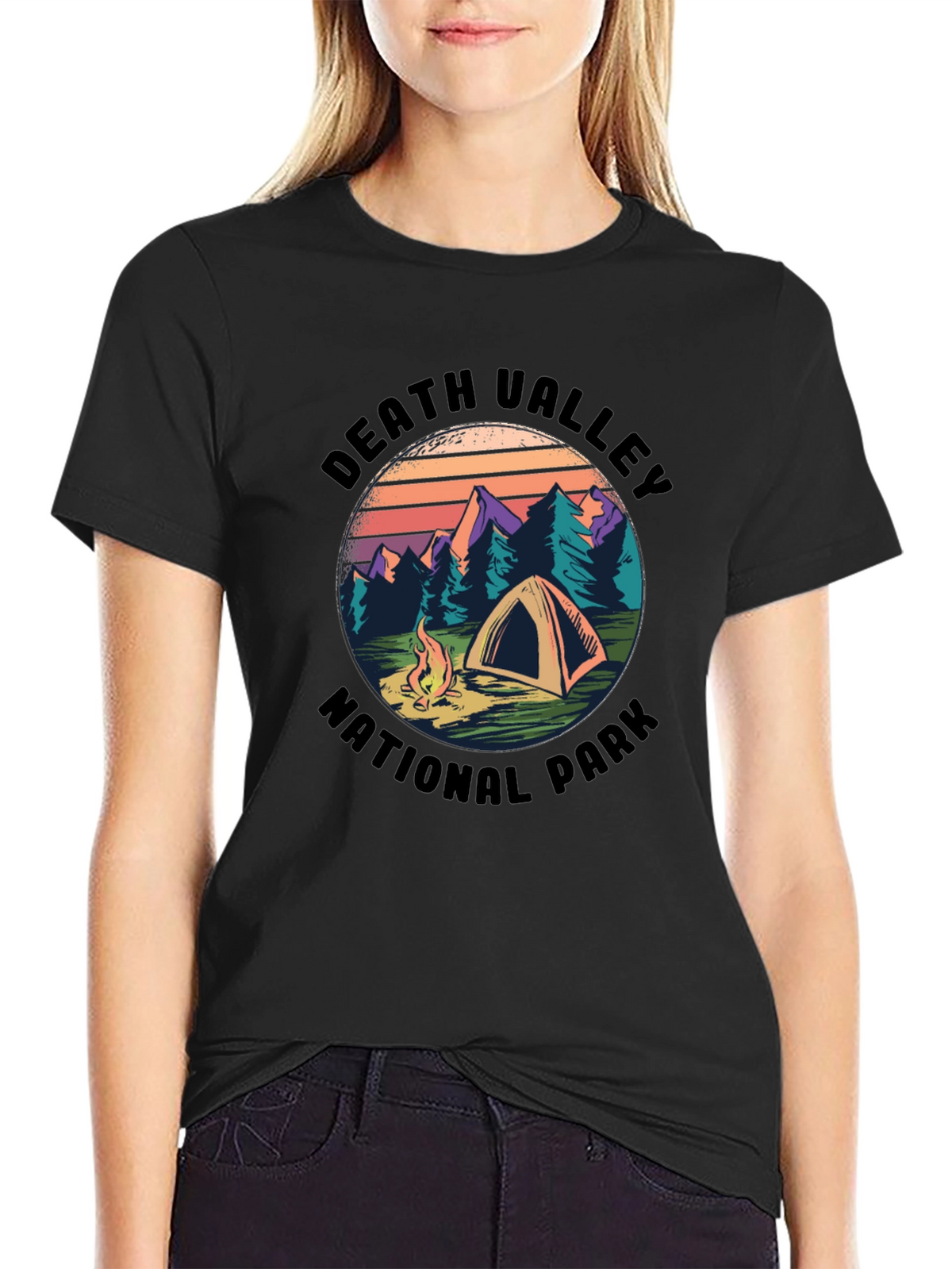 Death Valley National Park Camping Graphic Tee