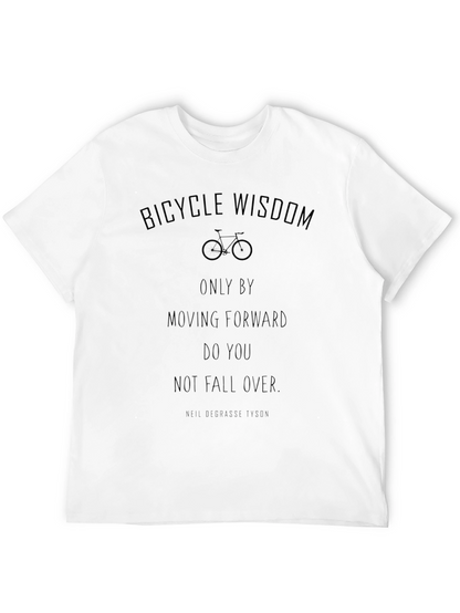 Bicycle Wisdom Graphic Tee - Moving Forward T-Shirt