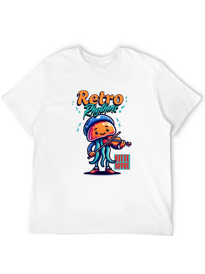 Retro Rhythms Jellyfish Musician Tee