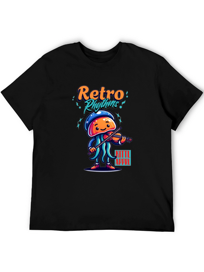Retro Rhythms Jellyfish Musician Tee