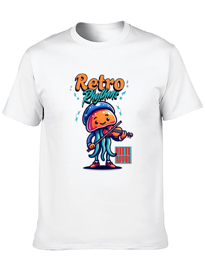 Retro Rhythms Jellyfish Musician Tee