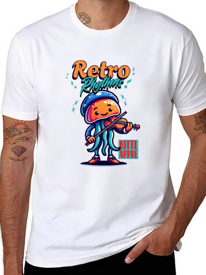 Retro Rhythms Jellyfish Musician Tee