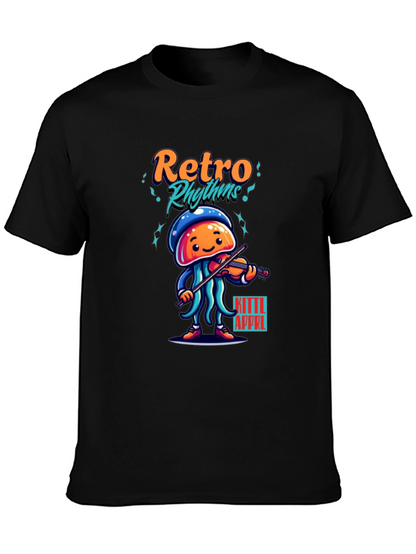 Retro Rhythms Jellyfish Musician Tee