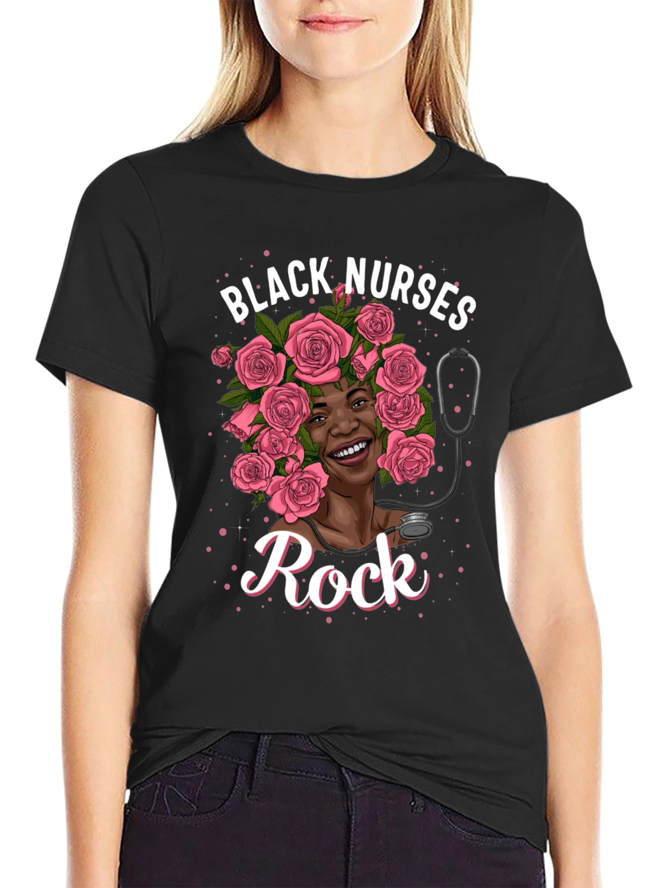 Black Nurses Rock T-Shirt