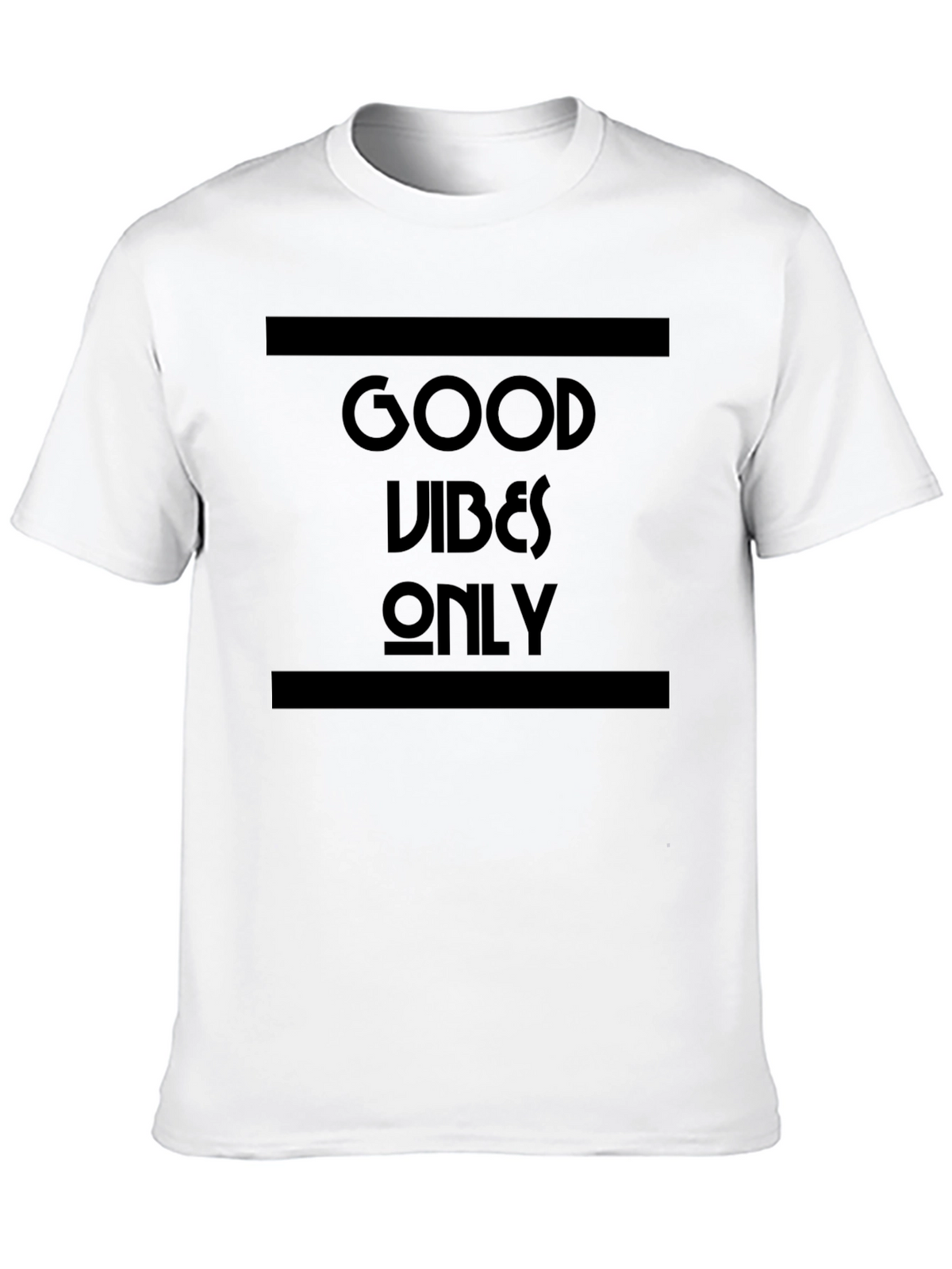 Good Vibes Only Graphic T-Shirt - Black