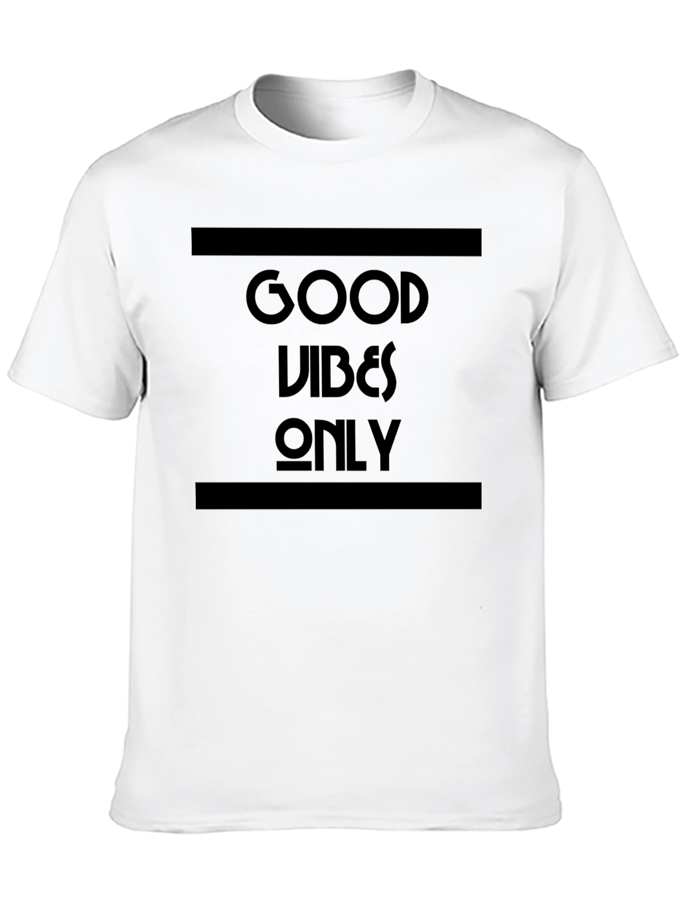 Good Vibes Only Graphic T-Shirt - Black