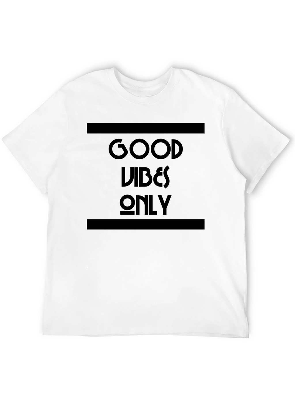 Good Vibes Only Graphic T-Shirt - Black