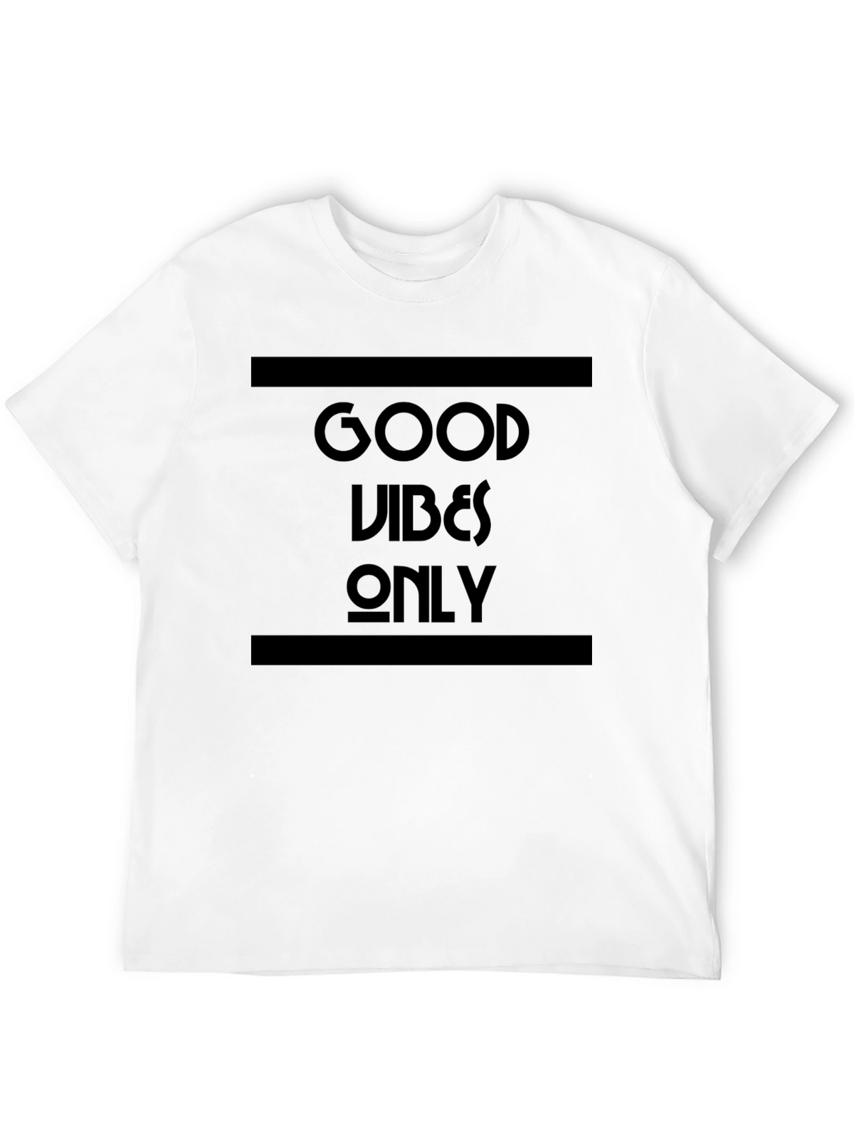 Good Vibes Only Graphic T-Shirt - Black