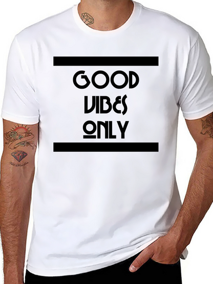 Good Vibes Only Graphic T-Shirt - Black