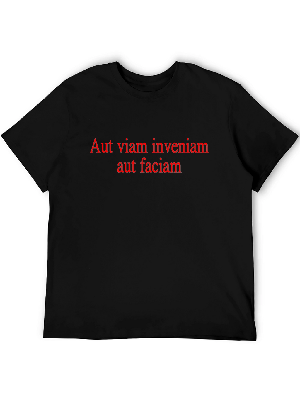 Aut Viam Inveniam T-Shirt - Motivational Latin Quote Tee