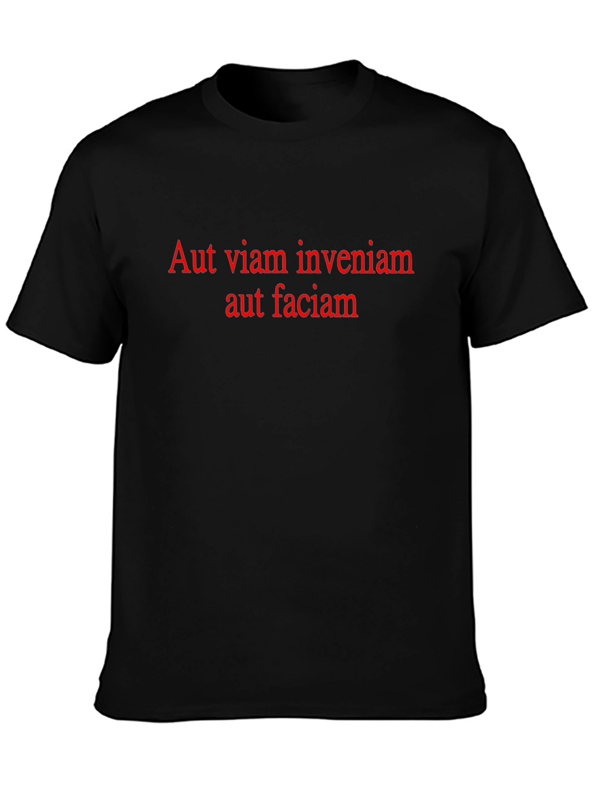 Aut Viam Inveniam T-Shirt - Motivational Latin Quote Tee