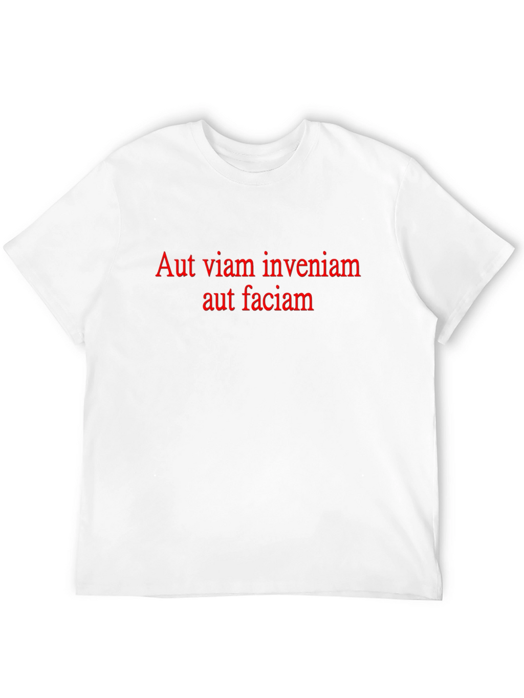 Aut Viam Inveniam T-Shirt - Motivational Latin Quote Tee