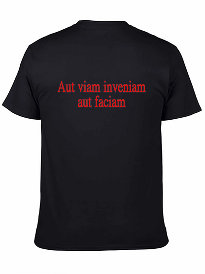Aut Viam Inveniam T-Shirt - Motivational Latin Quote Tee