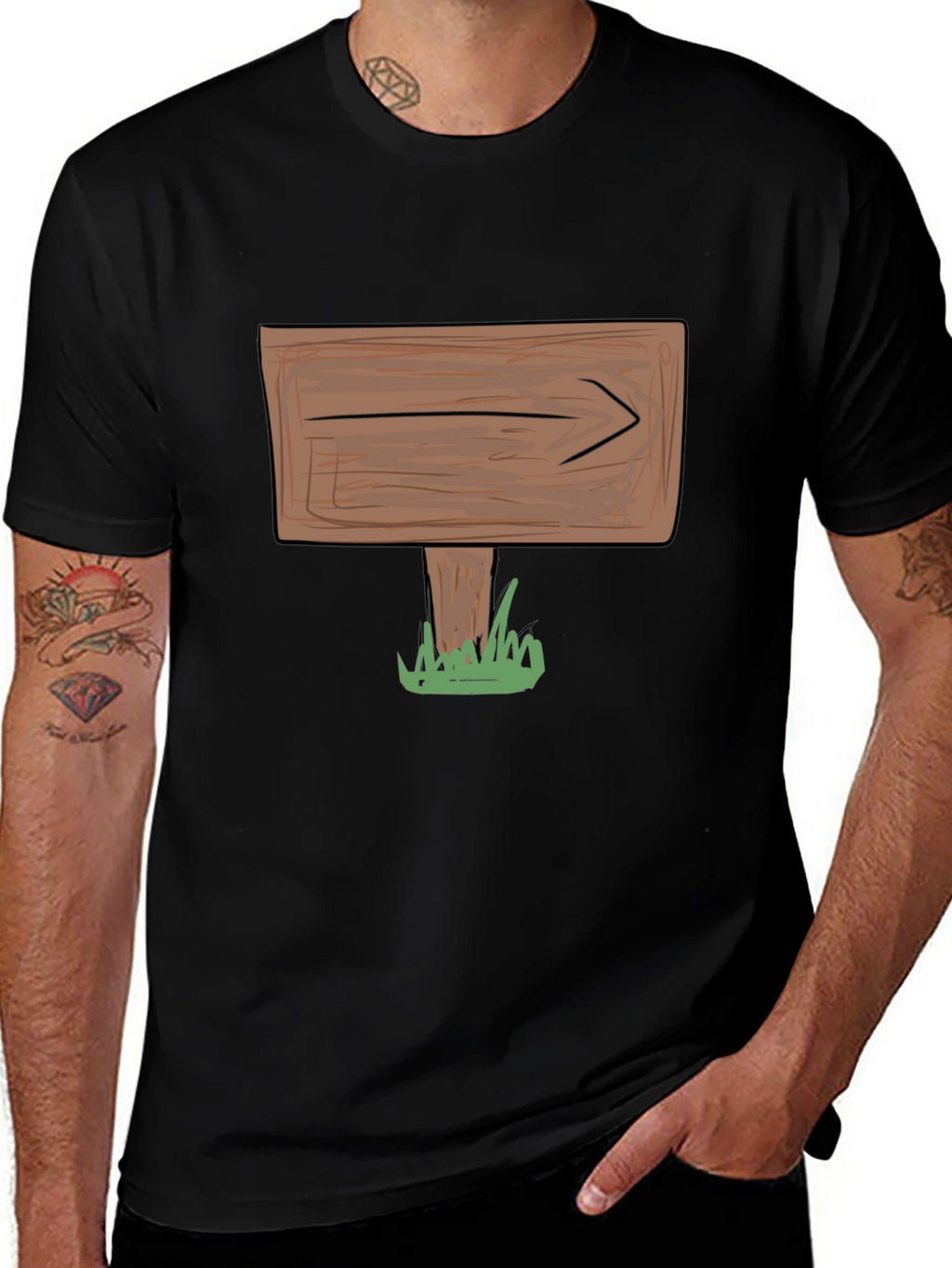 Directional Arrow Sign T-Shirt