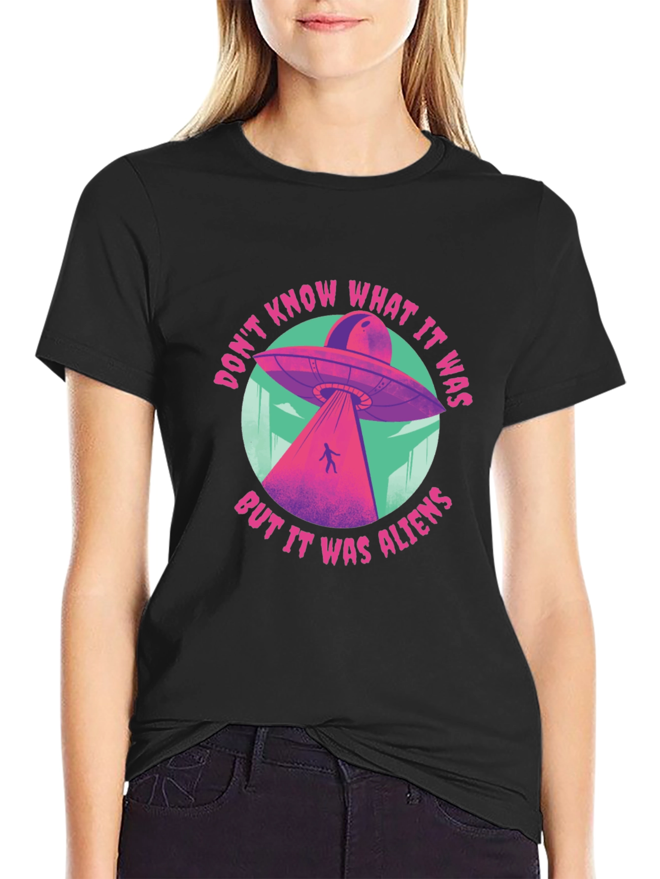Alien Abduction Graphic Tee - Dont Know What It Was!