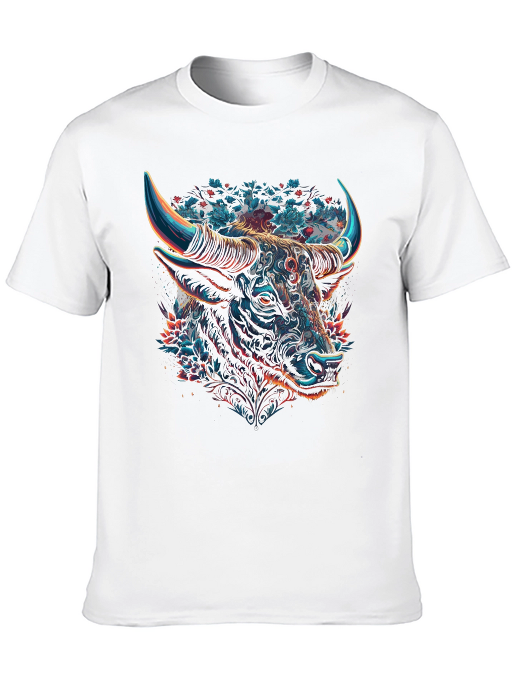 Taurus Bull Graphic Tee - Zodiac Black T-Shirt