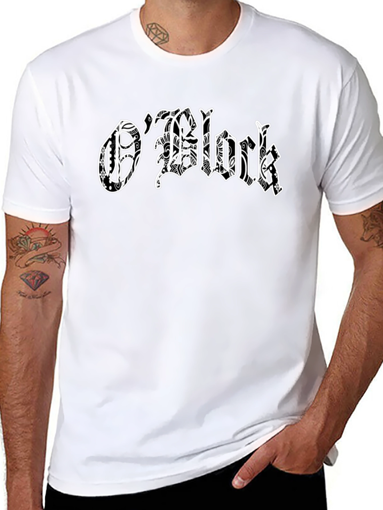 OBlock Graphic Black T-Shirt