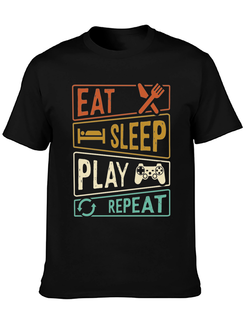 Eat Sleep Play Repeat Gamer T-Shirt