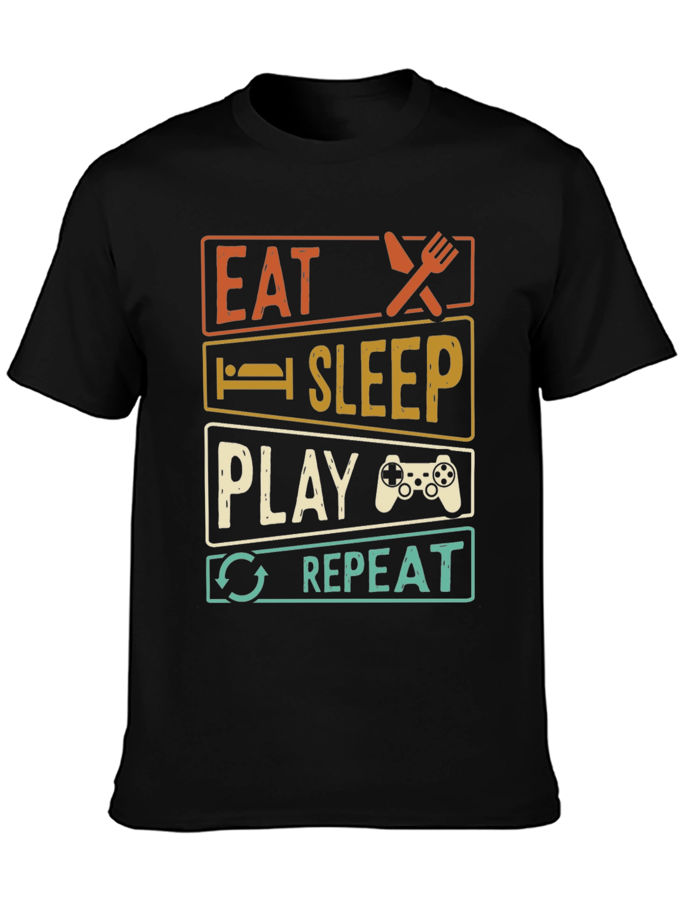 Eat Sleep Play Repeat Gamer T-Shirt