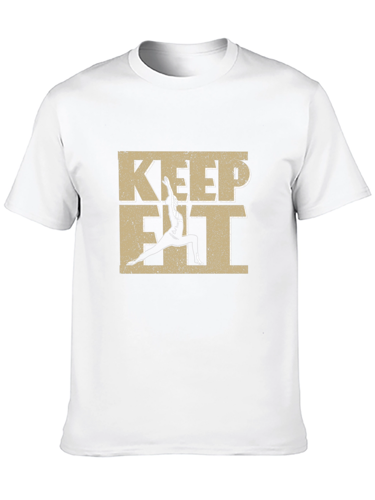 Keep Fit Graphic T-Shirt - Motivational Workout Tee