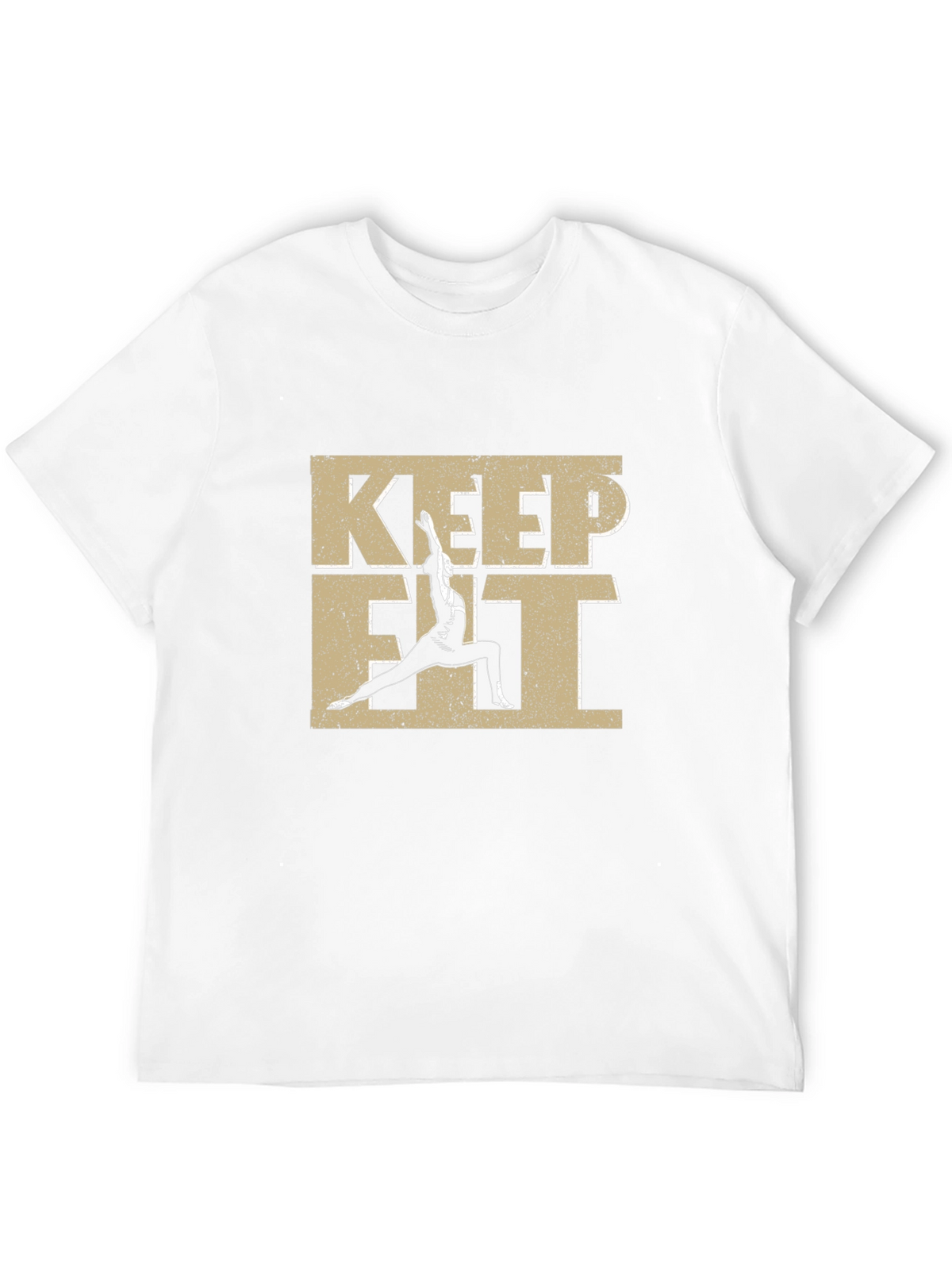 Keep Fit Graphic T-Shirt - Motivational Workout Tee